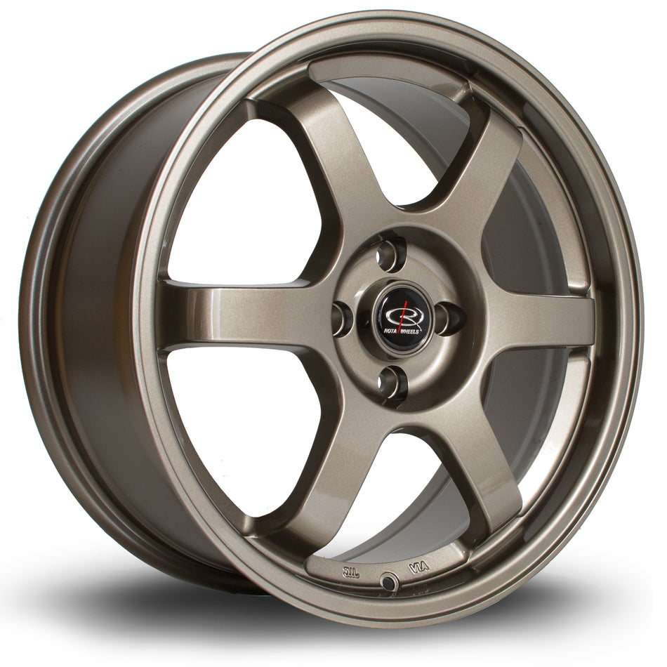 Rota Grid 17x7.5 ET45 5x114.3 Bronze