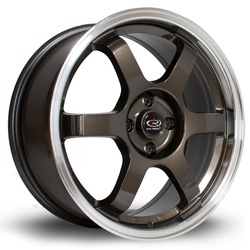 Rota Grid 17x7.5 ET45 5x114.3 RLGunmetal
