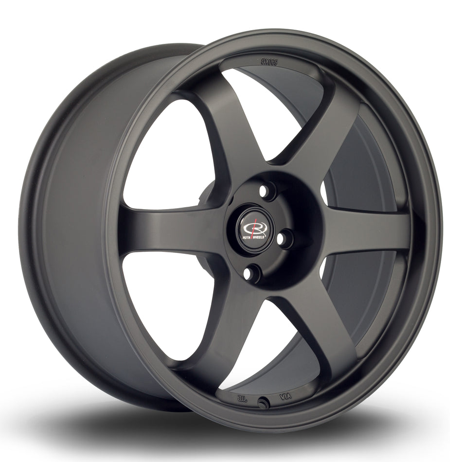 Rota Grid 18x8.5 ET35 5x114.3 FBlack2