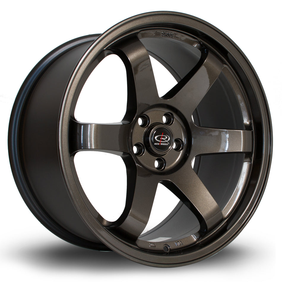 Rota Grid 18x9.5 ET38 5x100 Gunmetal