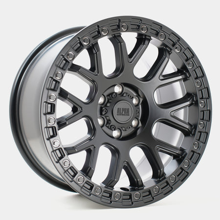 Alpha Offroad Grudge 17x9 ET30 6x114.3 Sblack