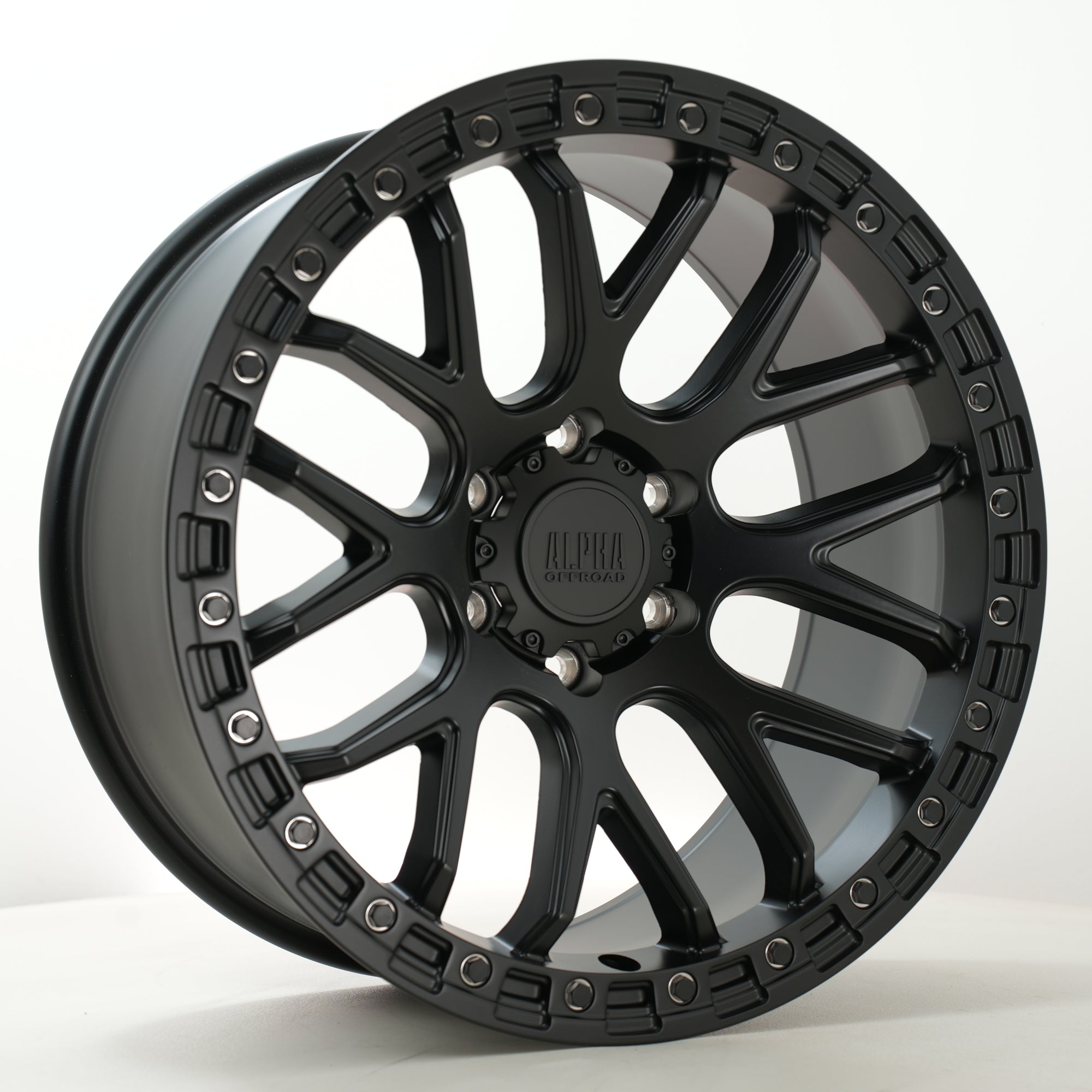 Alpha Offroad Grudge 20x9 ET30 6x139 Sblack