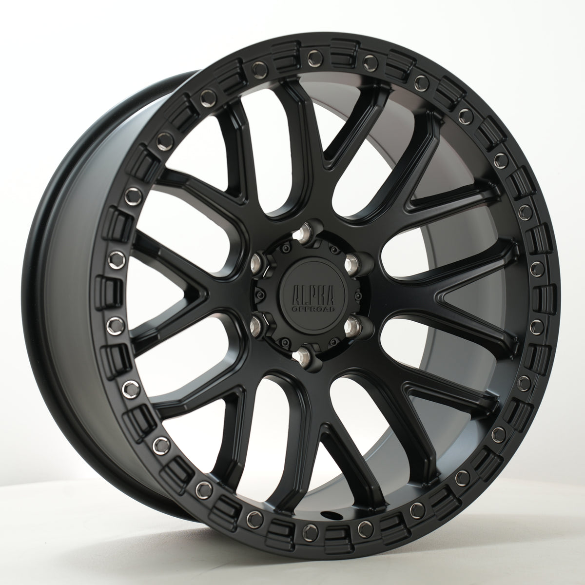 Alpha Offroad Grudge 20x9 ET40 6x139 Sblack