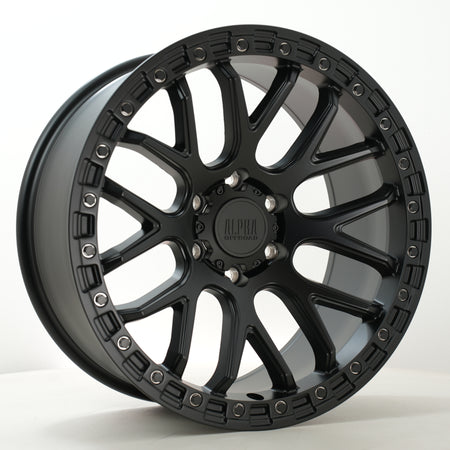 Alpha Offroad Grudge 20x9 ET40 6x139 Sblack