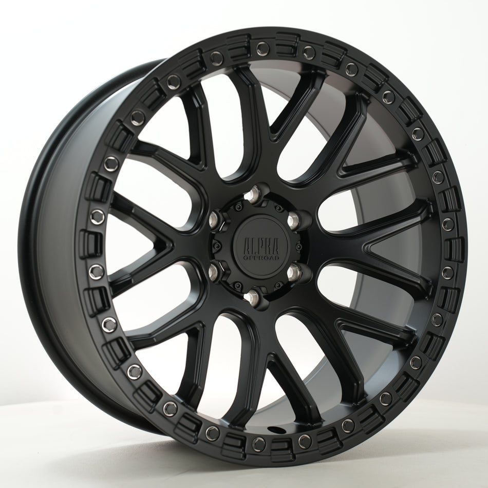 Alpha Offroad Grudge 20x9 ET40 6x139 Sblack