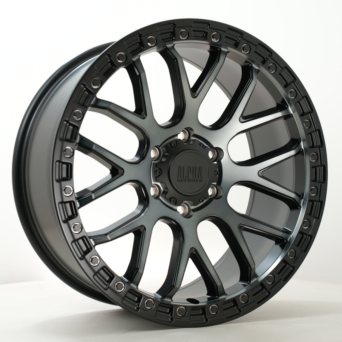 Alpha Offroad Grudge 20x9 ET30 6x139 SblackMF