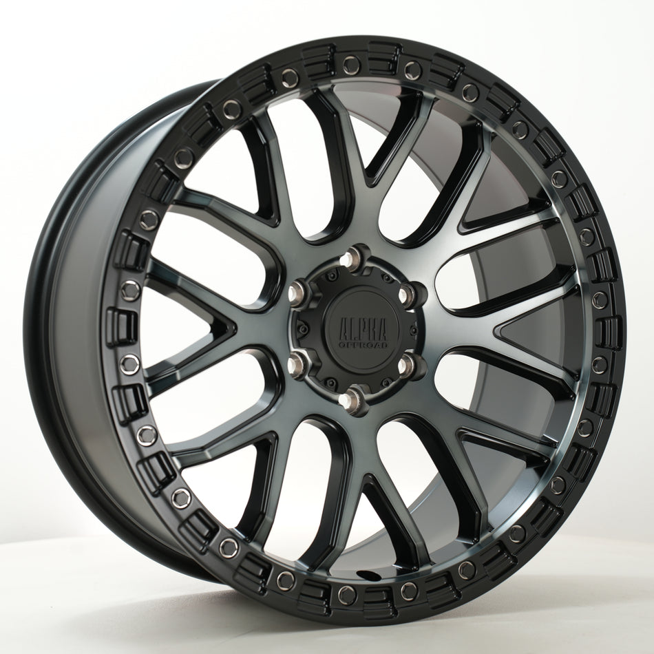 Alpha Offroad Grudge 20x9 ET30 6x139 SblackMF