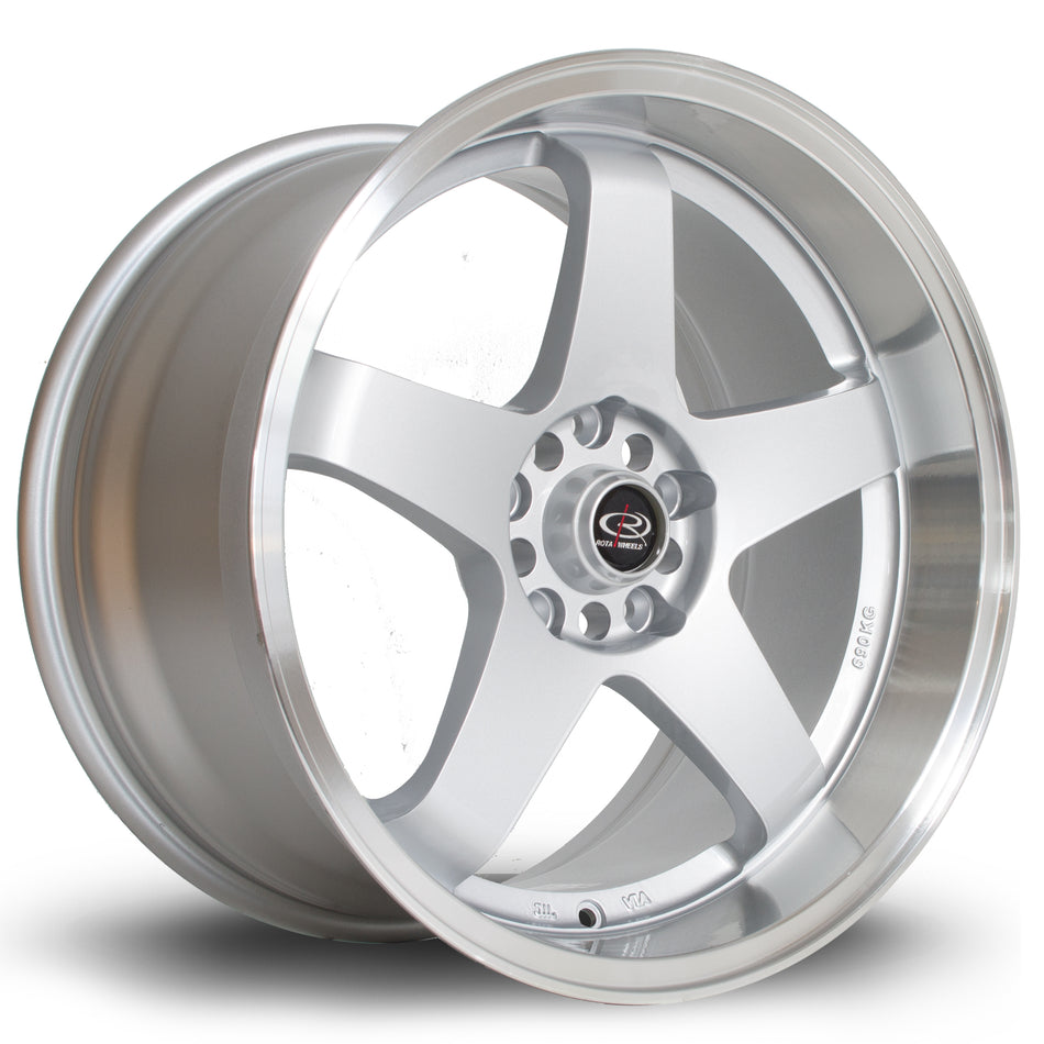 Rota GTR-D 18x10 ET35 5x114.3 RLSilver