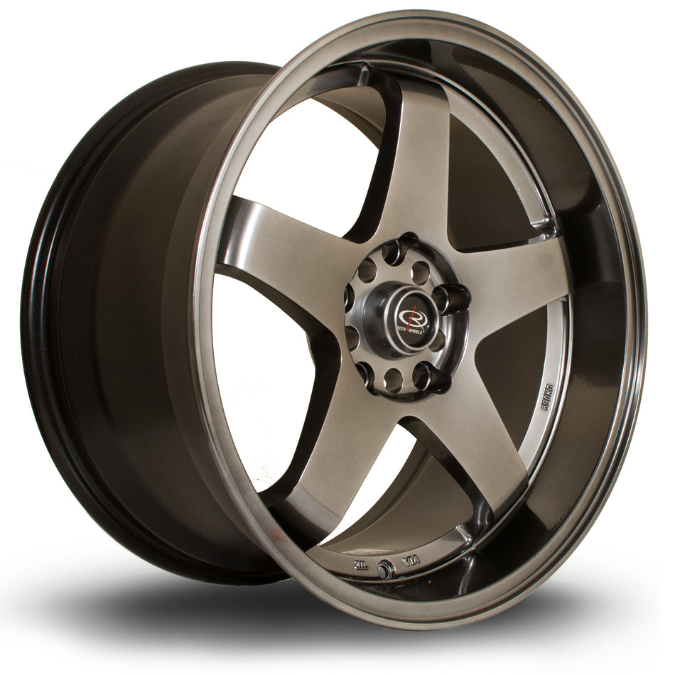 Rota GTR-D 18x9.5 ET12 5x114.3 HBlack