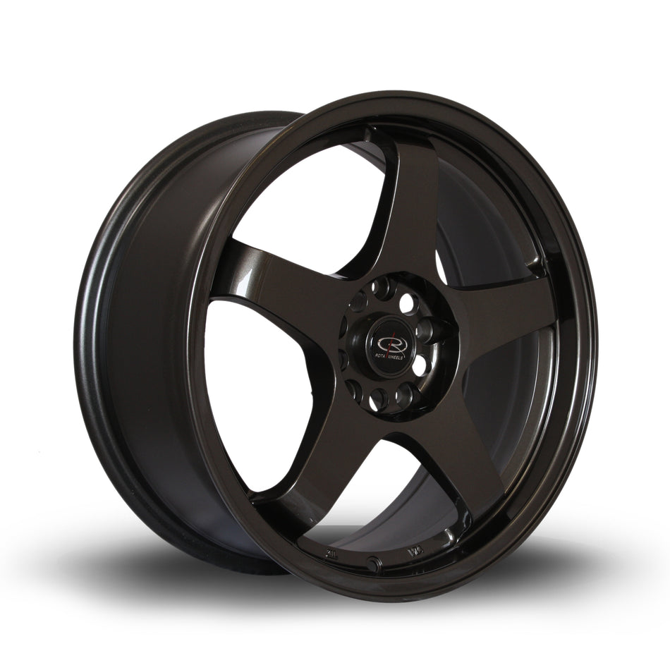 Rota GTR 17x7.5 ET45 5x114.3 Gunmetal