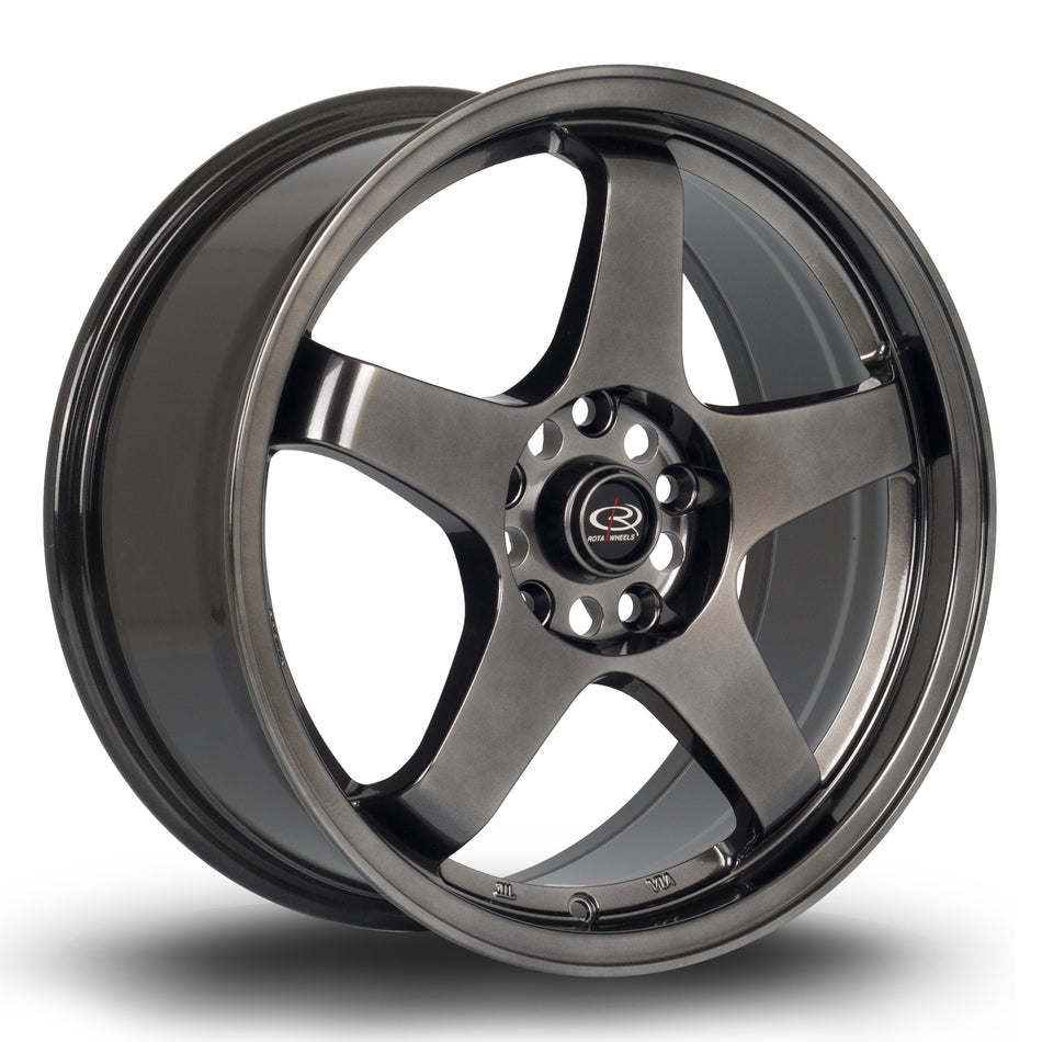 Rota GTR 17x7.5 ET45 5x114.3 HBlack