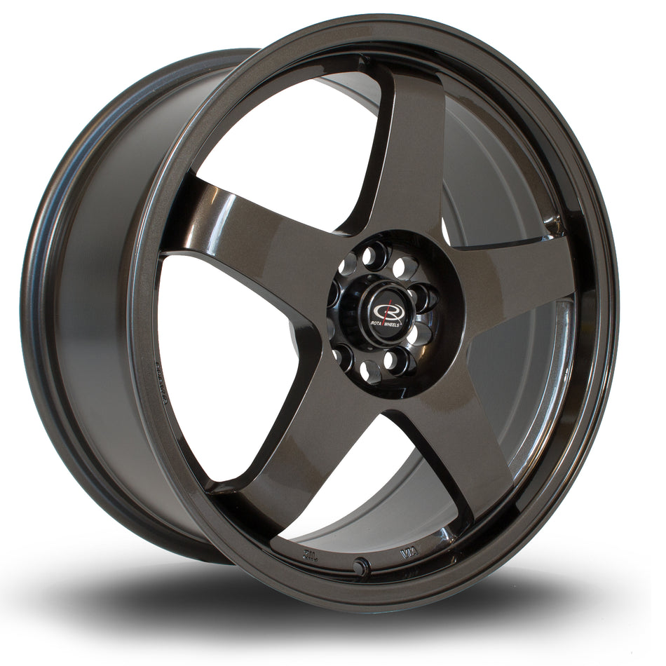 Rota GTR 18x8.5 ET35 5x114.3 Gunmetal