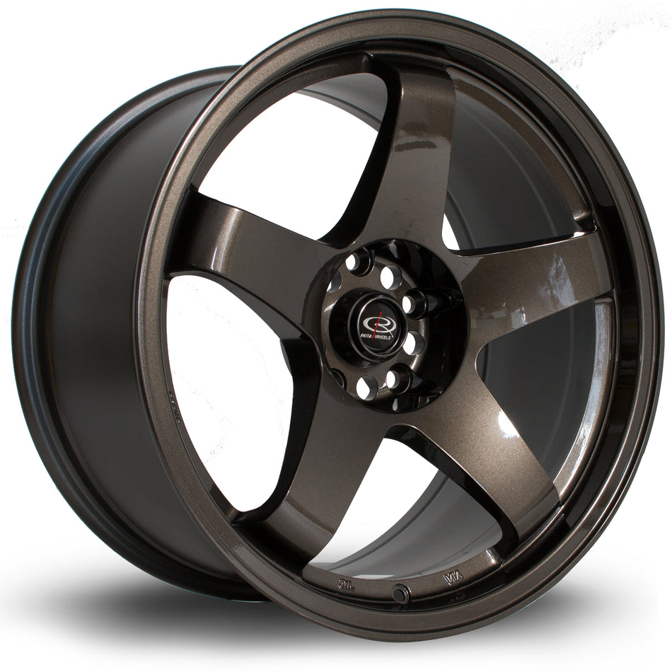 Rota GTR 18x9.5 ET12 5x114.3 Gunmetal