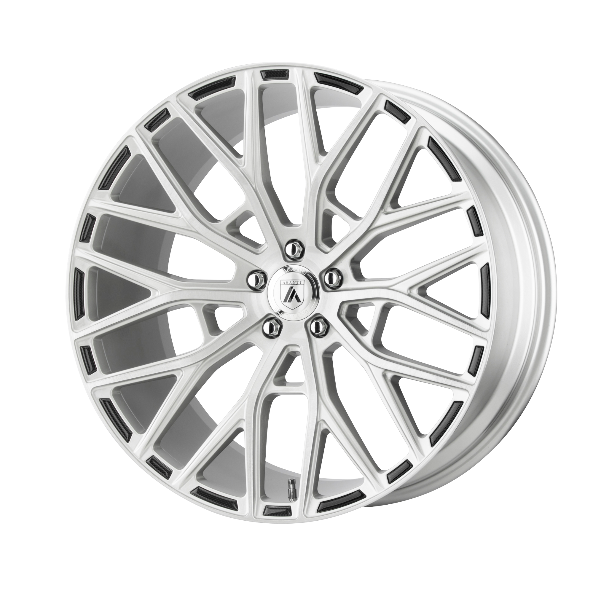 Asanti Black ABL-21 LEO 22x10.5 ET25 5x115 Brushed Silver
