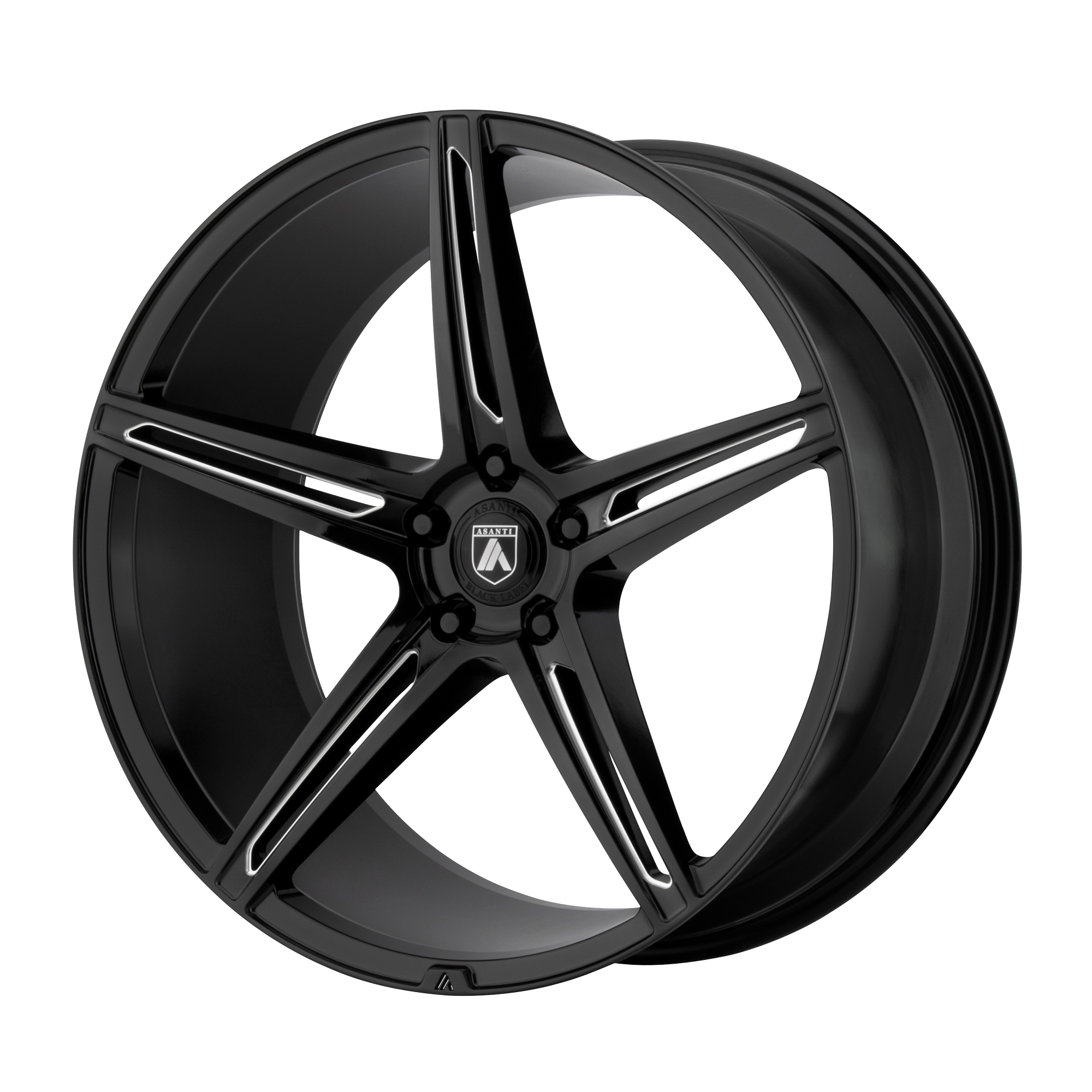 Asanti Black ABL-22 ALPHA 5 22x10.5 ET25 BLANK Gloss Black Milled