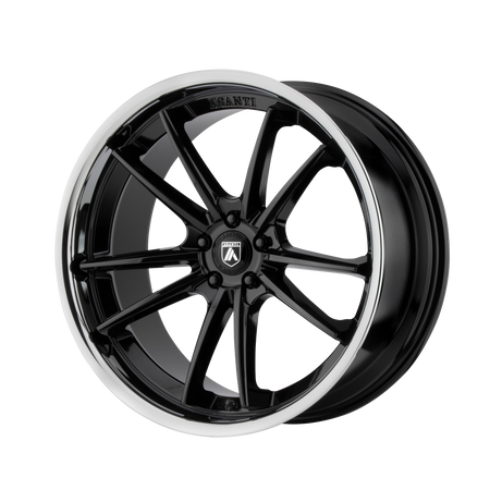 Asanti Black ABL-23 SIGMA 20x9 ET35 5x112 Gloss Black w/ Chrome Lip