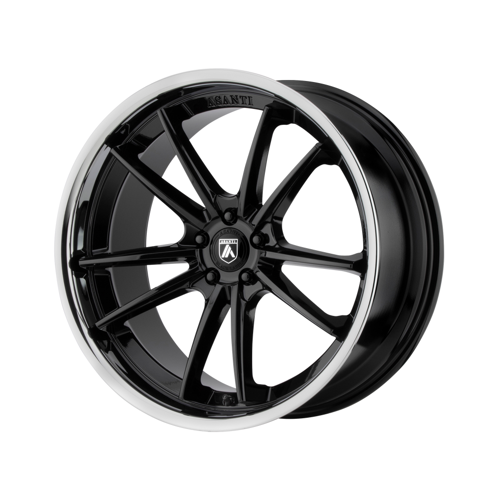 Asanti Black ABL-23 SIGMA 20x10.5 ET20 5x115 Gloss Black w/ Chrome Lip