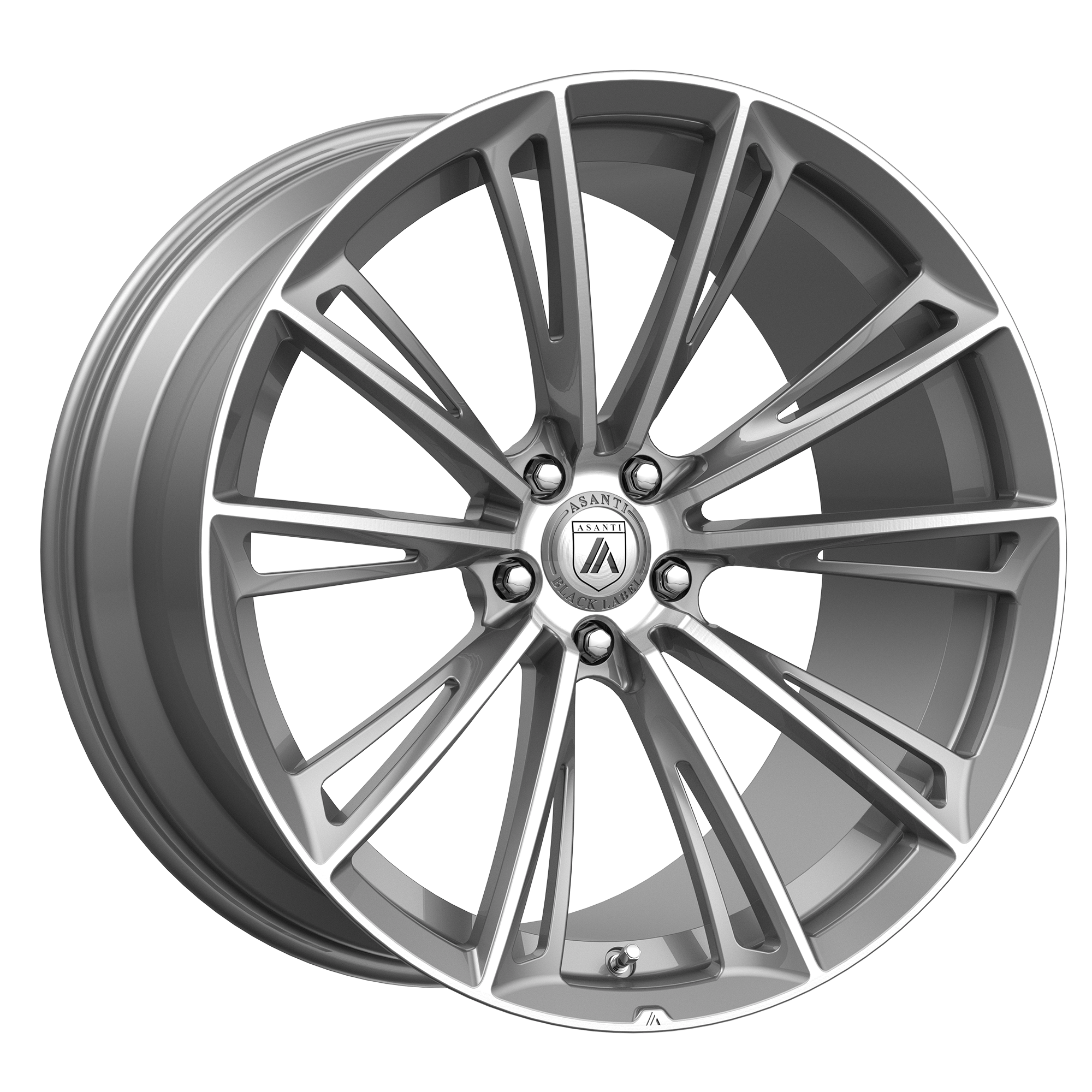 Asanti Black ABL30 CORONA 24x10 ET30 6x139.7 Titanium Brushed
