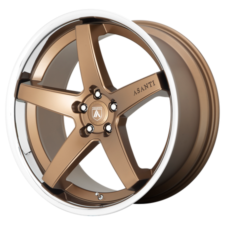 Asanti Black ABL31 REGAL 20x10.5 ET38 5x120 Satin Bronze w/ Chrome Lip