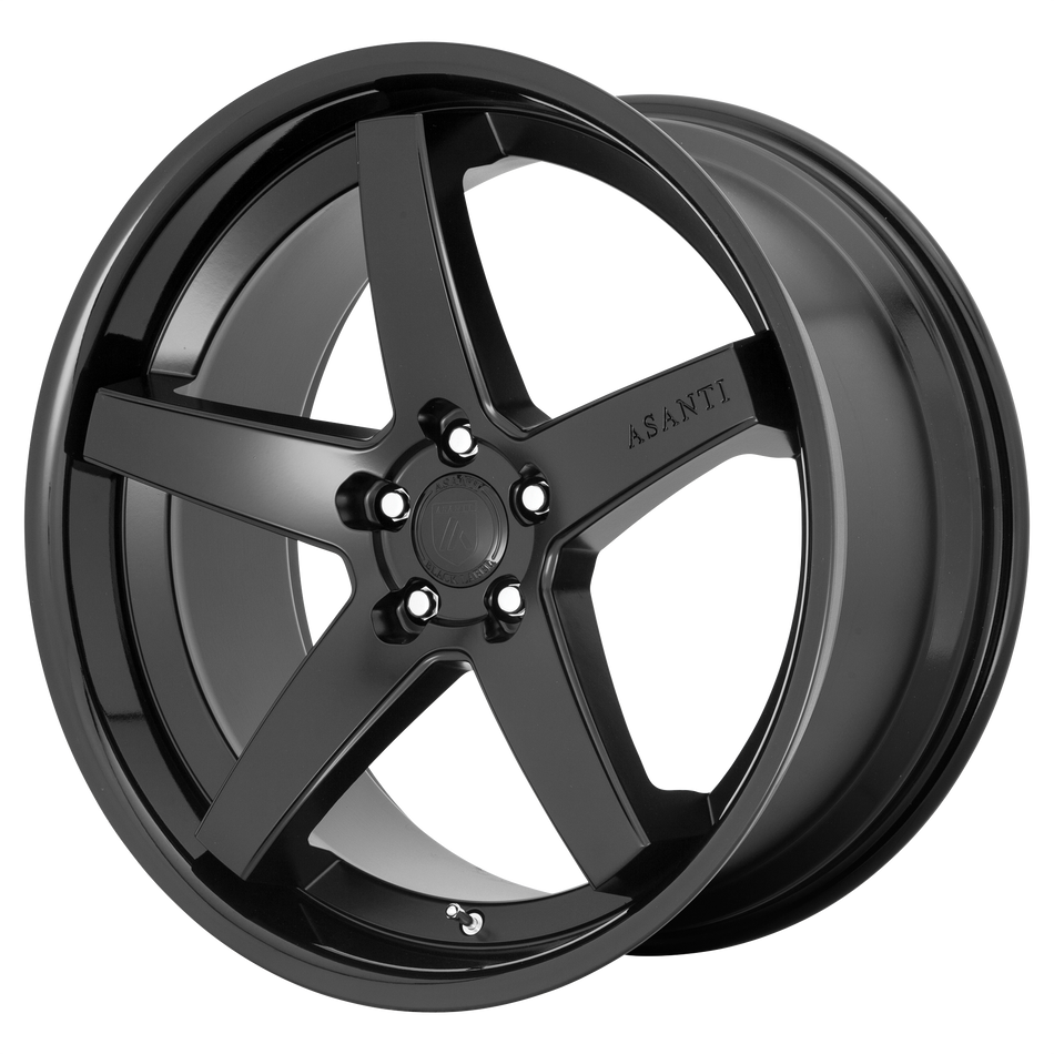 Asanti Black ABL31 REGAL 22x9 ET32 5x120 Satin Black w/ Gloss Black Lip