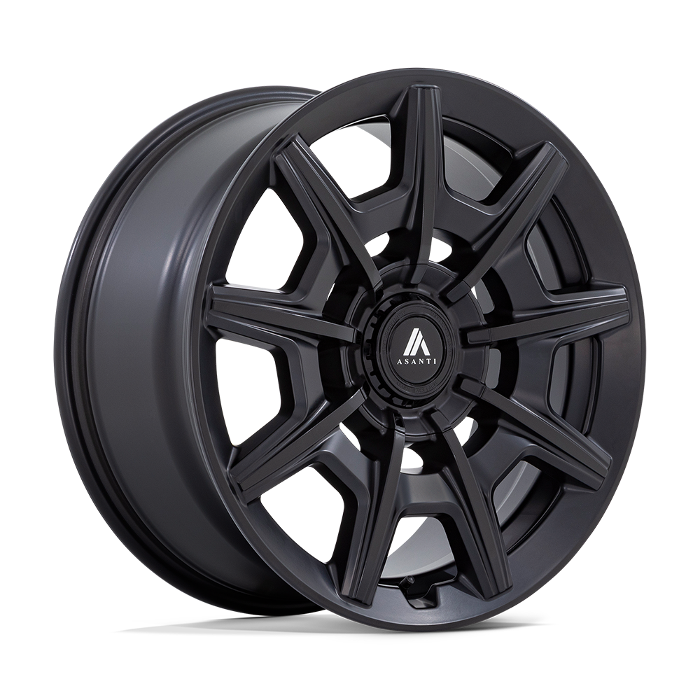 Asanti Black AB041 ESQUIRE 22x9 ET35 5x112/120 Satin Black Gloss Black Face