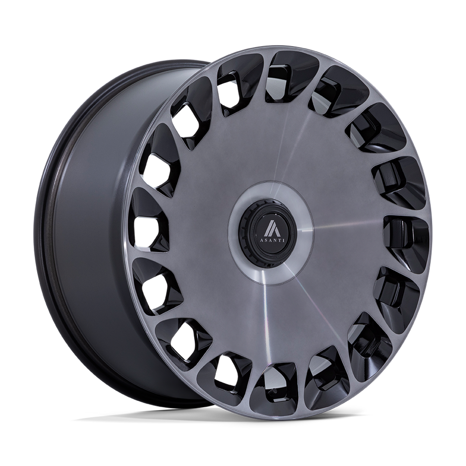Asanti Black AB045 ARISTOCRAT 24x10 ET30 6x135/5.5 Gloss Black w/ Machined Dark Tint Face