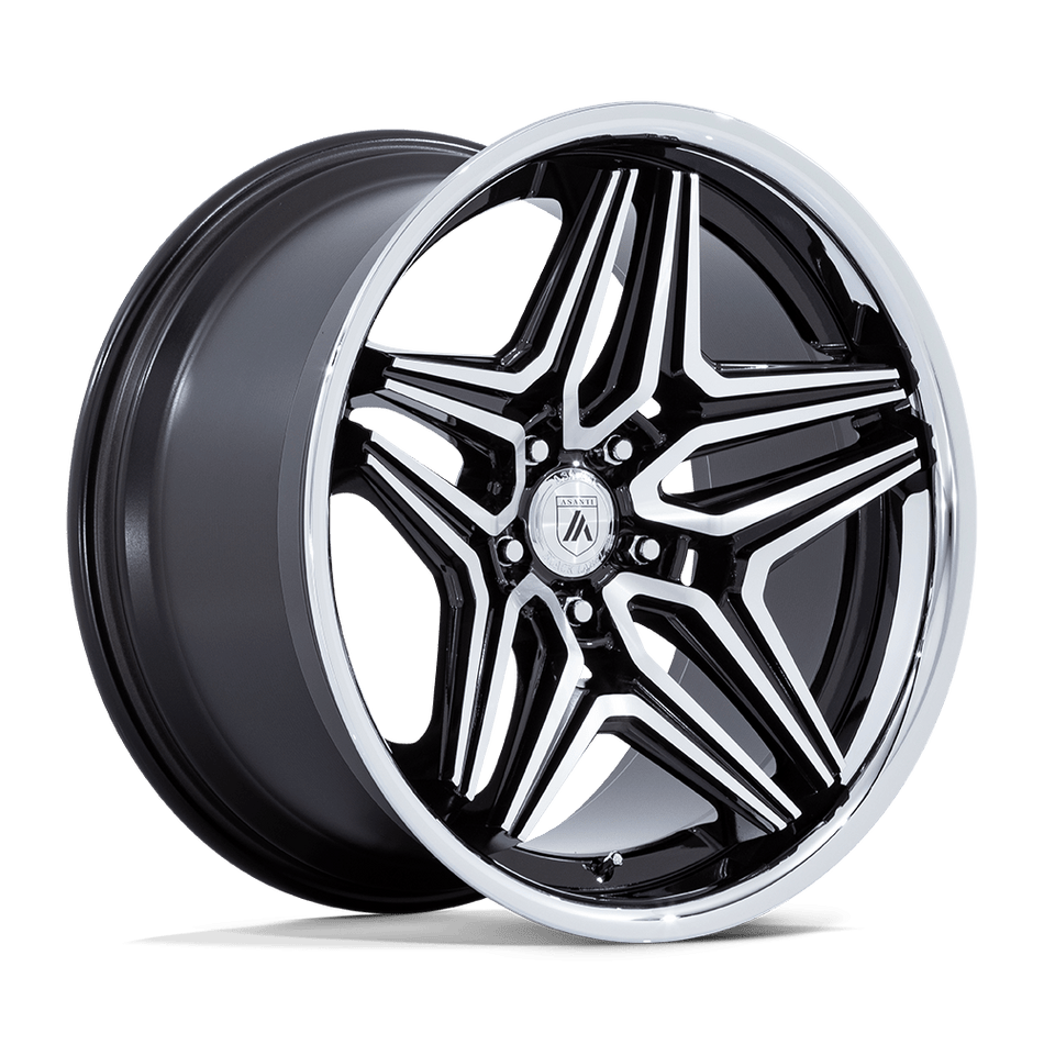Asanti Black AB046 DUKE 22x10.5 ET18 5x115 Gloss Black Machined