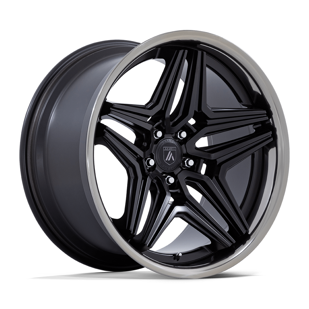 Asanti Black AB046 DUKE 22x10.5 ET18 5x115 Satin Black w/ Ddt Lip