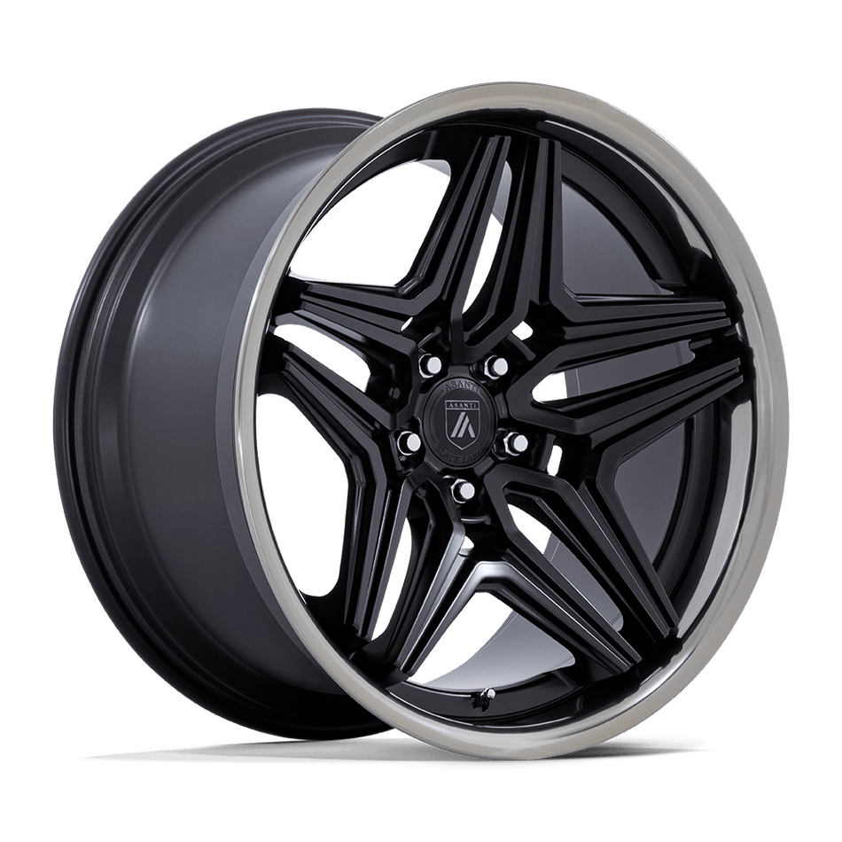 Asanti Black AB046 DUKE 20x10.5 ET18 5x120 Satin Black w/ Ddt Lip