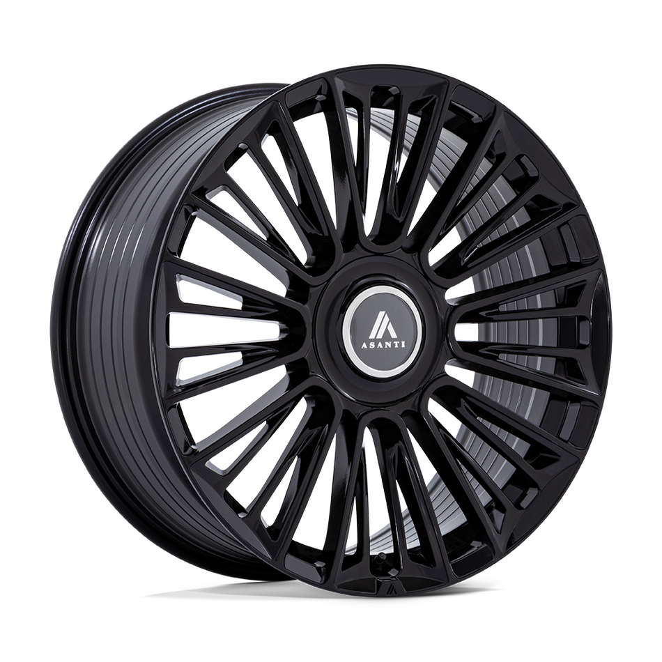 Asanti Black AB049 PREMIER 24x10 ET20 BLANK Gloss Black