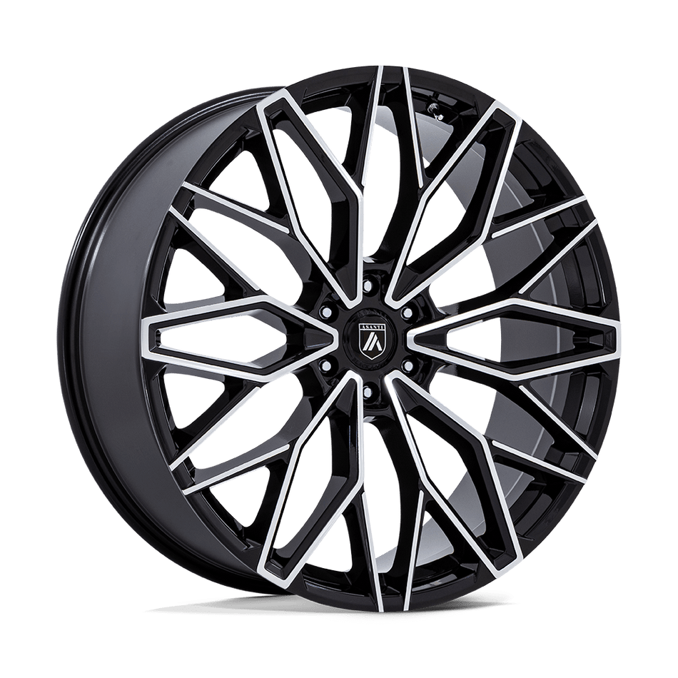 Asanti Black AB050 MOGUL 6 24x10 ET30 6x135 Gloss Black Machined