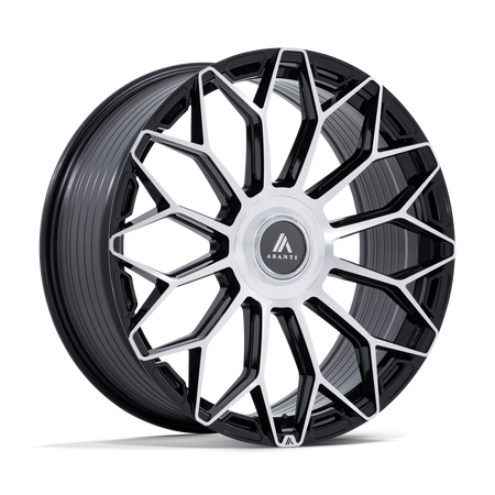 Asanti Black AB051 ENVOY 24x10 ET30 6x135/5.5 Gloss Black w/ Machined Face