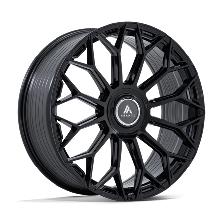 Asanti Black AB051 ENVOY 24x10 ET20 BLANK Gloss Black