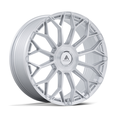 Asanti Black AB051 ENVOY 22x9 ET20 5x112/120 Gloss Silver w/ Brushed Face