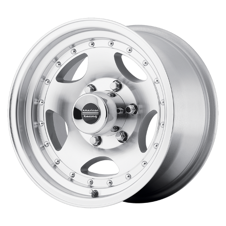 American Racing AR23 15x10 ET-44 5x139.7 Machined w/ Clear Coat