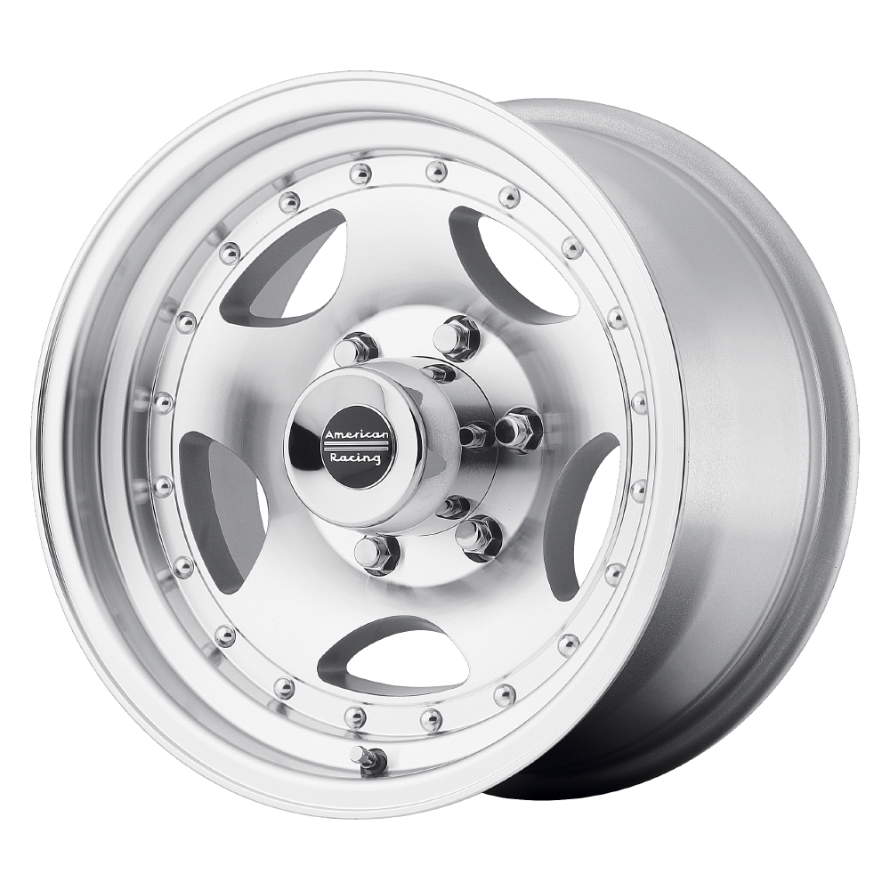 American Racing AR23 15x10 ET-44 5x114.3 Machined w/ Clear Coat