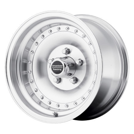 American Racing AR61 OUTLAW I 15x8 ET-19 5x114.3 Machined w/ Clear Coat