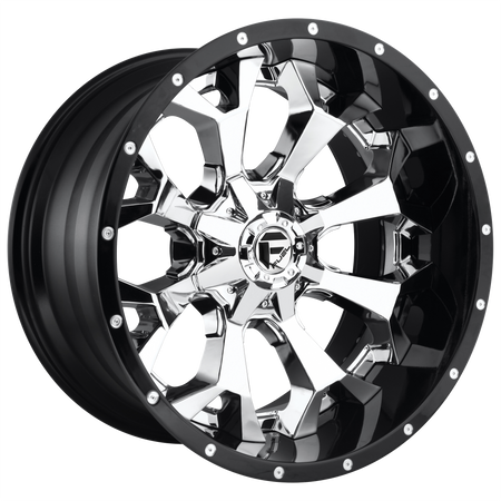 Fuel 1PC D246 ASSAULT 22x12 ET-44 6x135/5.5 Chrome w/ Gloss Black Lip