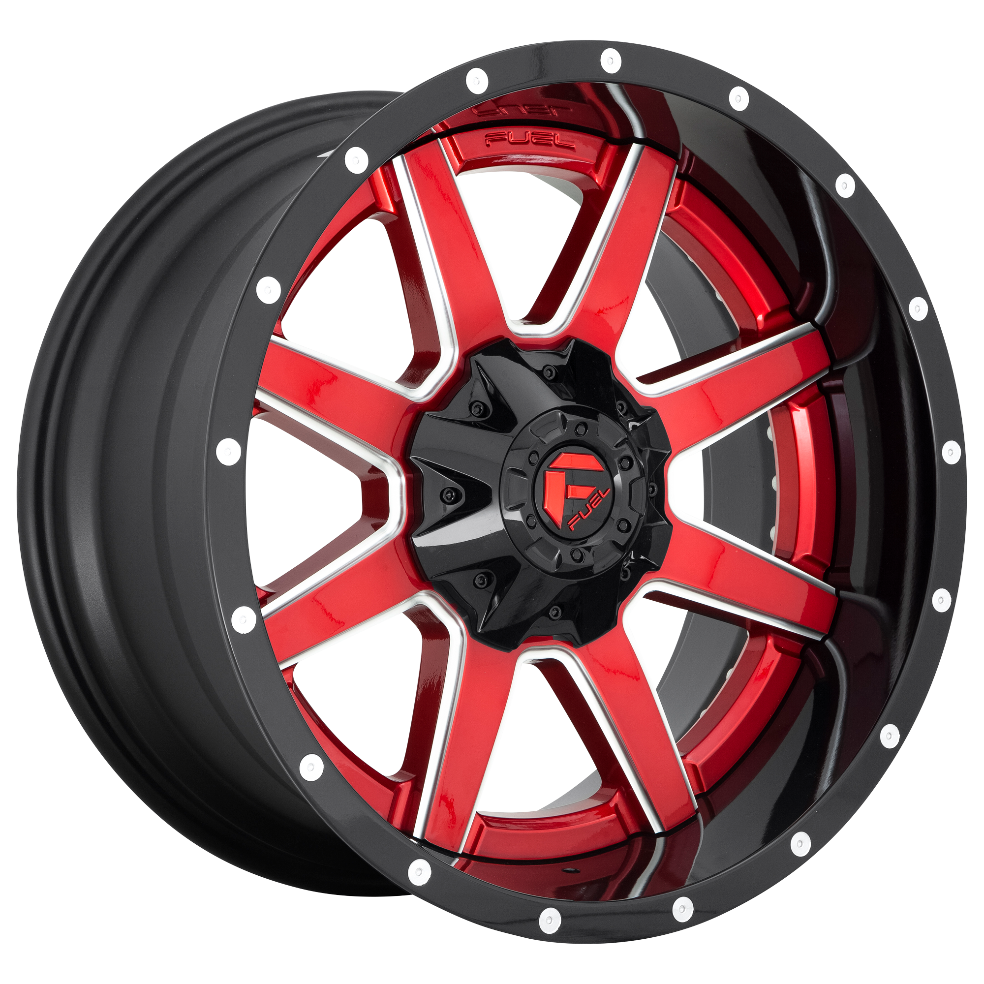 Fuel 1PC D250 MAVERICK 20x10 ET-19 8x170 Gloss Red