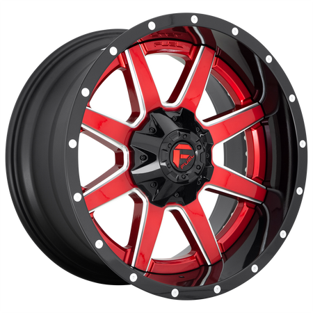 Fuel 1PC D250 MAVERICK 22x12 ET-44 8x165.1 Gloss Red