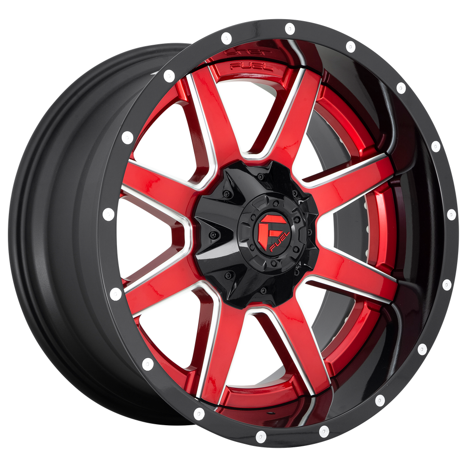 Fuel 1PC D250 MAVERICK 20x10 ET-19 5x127/5.5 Gloss Red