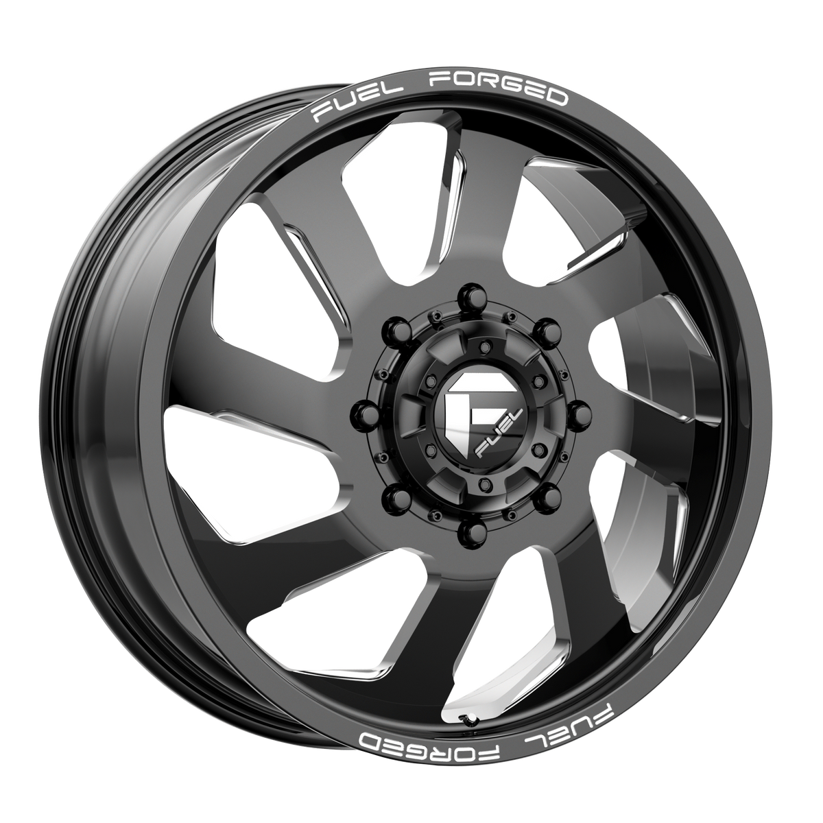 Fuel 1PC DD39 FF39D 22x8.25 ET-202 8x200 Gloss Black Milled
