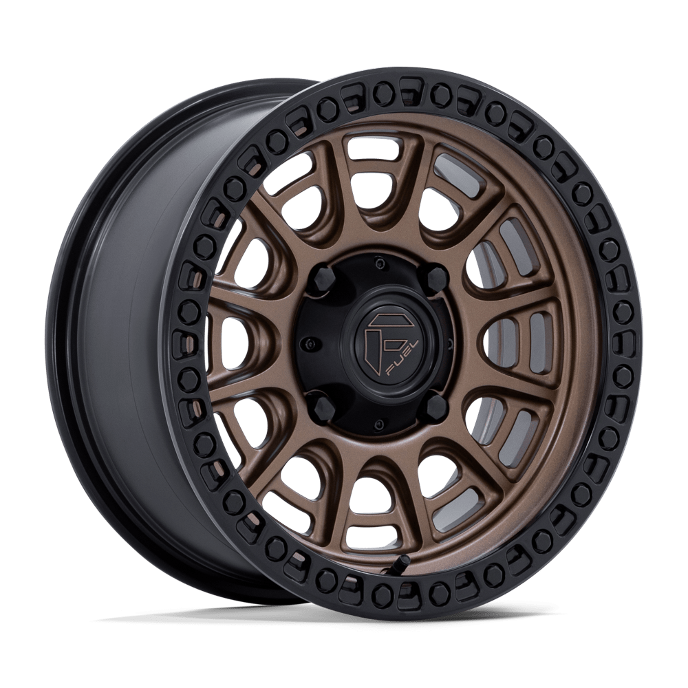Fuel UTV FV832 CYCLE UTV 15x7 ET10 4x110 Matte Bronze w/ Matte Black Lip