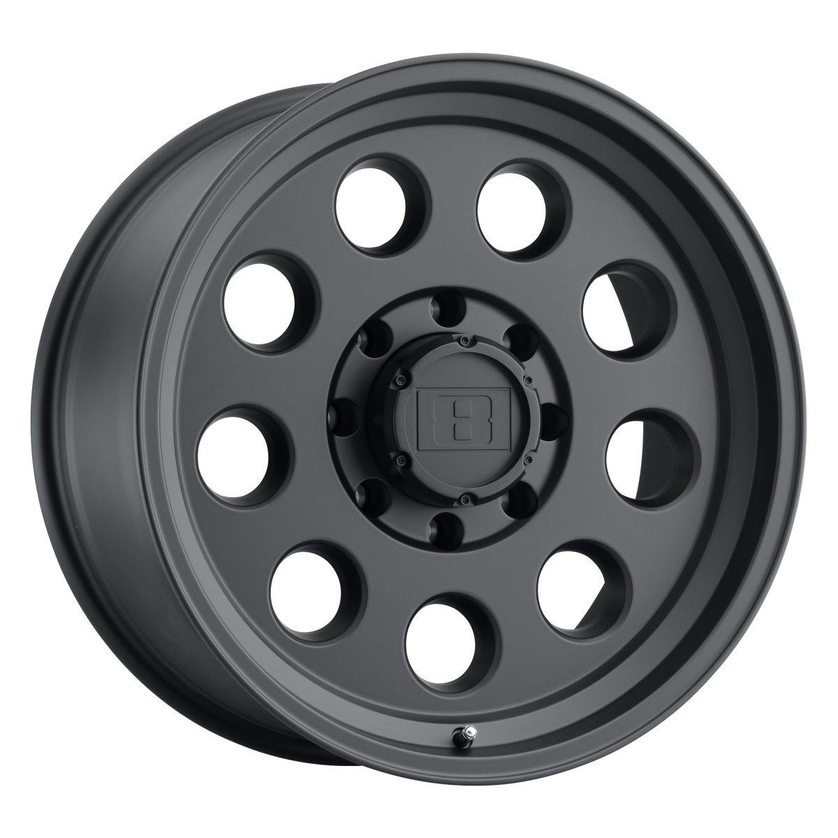 Level 8 HAULER 15x8 ET-30 5x127 Matte Black