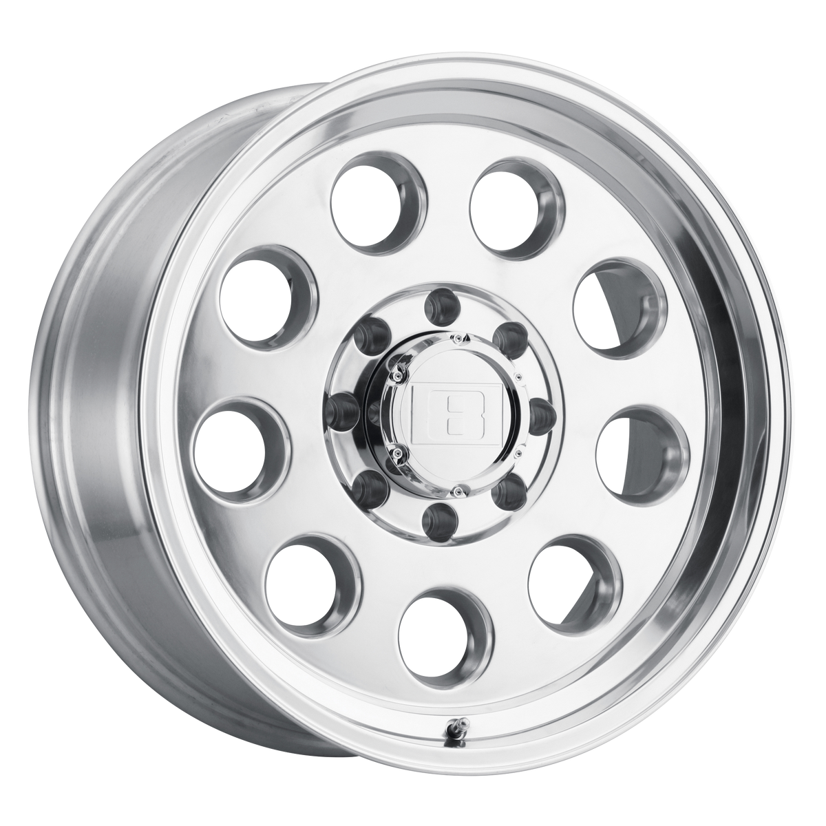 Level 8 HAULER 16x8.5 ET-25 5x127 Polished