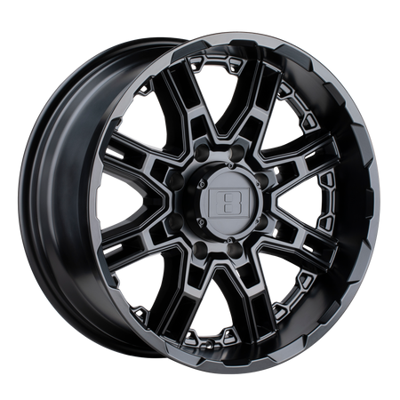 Level 8 SLINGSHOT 22x11.5 ET-44 8x180 Matte Black