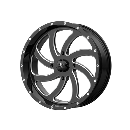 MSA Offroad Wheels M36 SWITCH UTV 20x7 ET0 4x137 Gloss Black Milled
