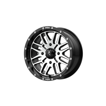 MSA Offroad Wheels M38 BRUTE UTV 20x7 ET10 4x137 Gloss Black Machined