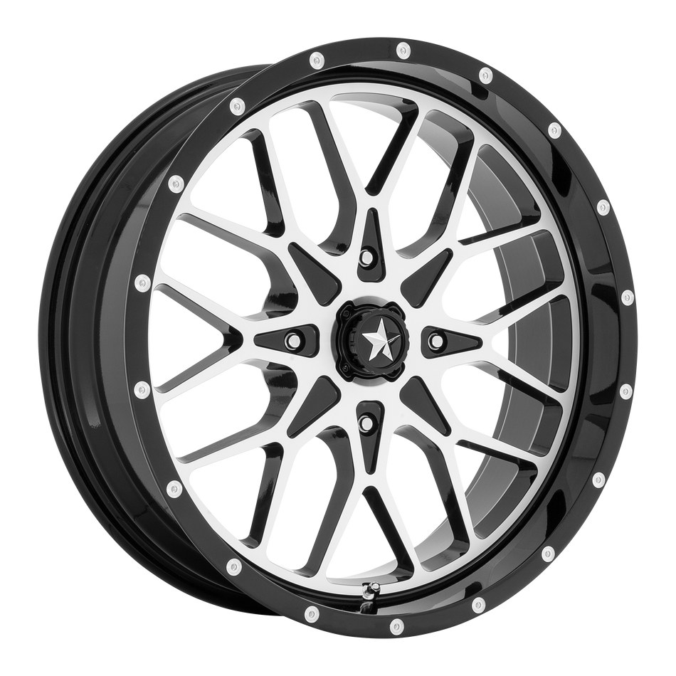 MSA Offroad Wheels M45 PORTAL UTV 14x7 ET10 4x137 Gloss Black Machined