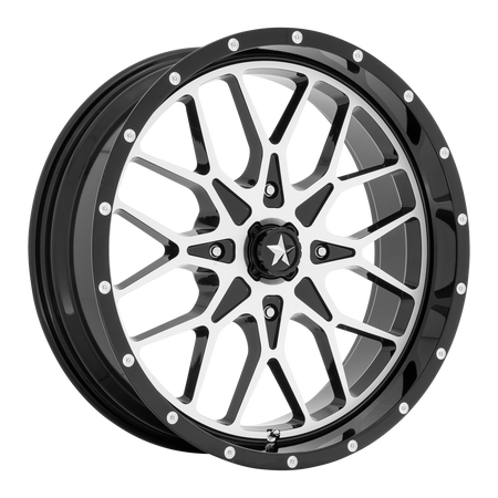 MSA Offroad Wheels M45 PORTAL UTV 14x7 ET10 4x156 Gloss Black Machined